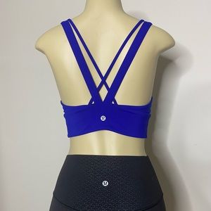Lululemon blue sports bra